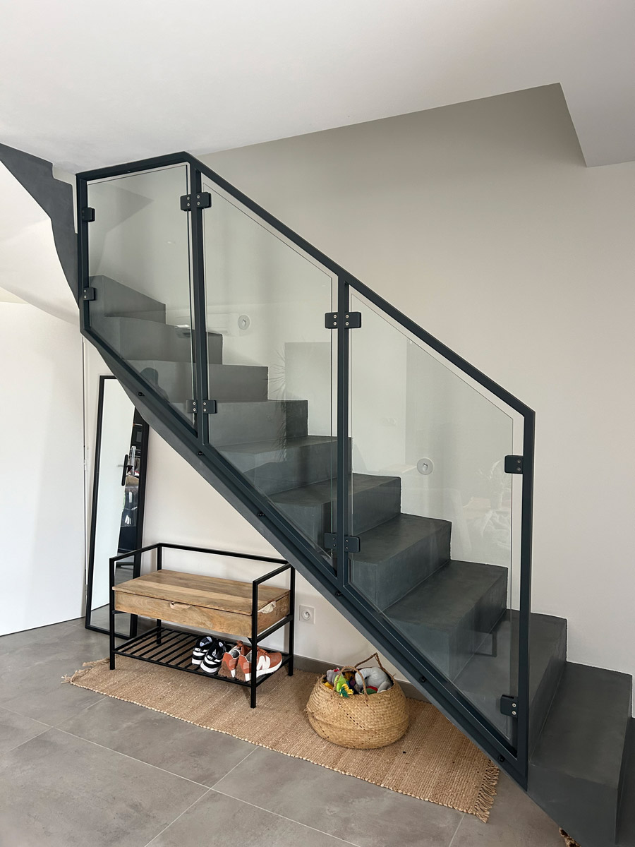 Escaliers Métal Verre Acier Français