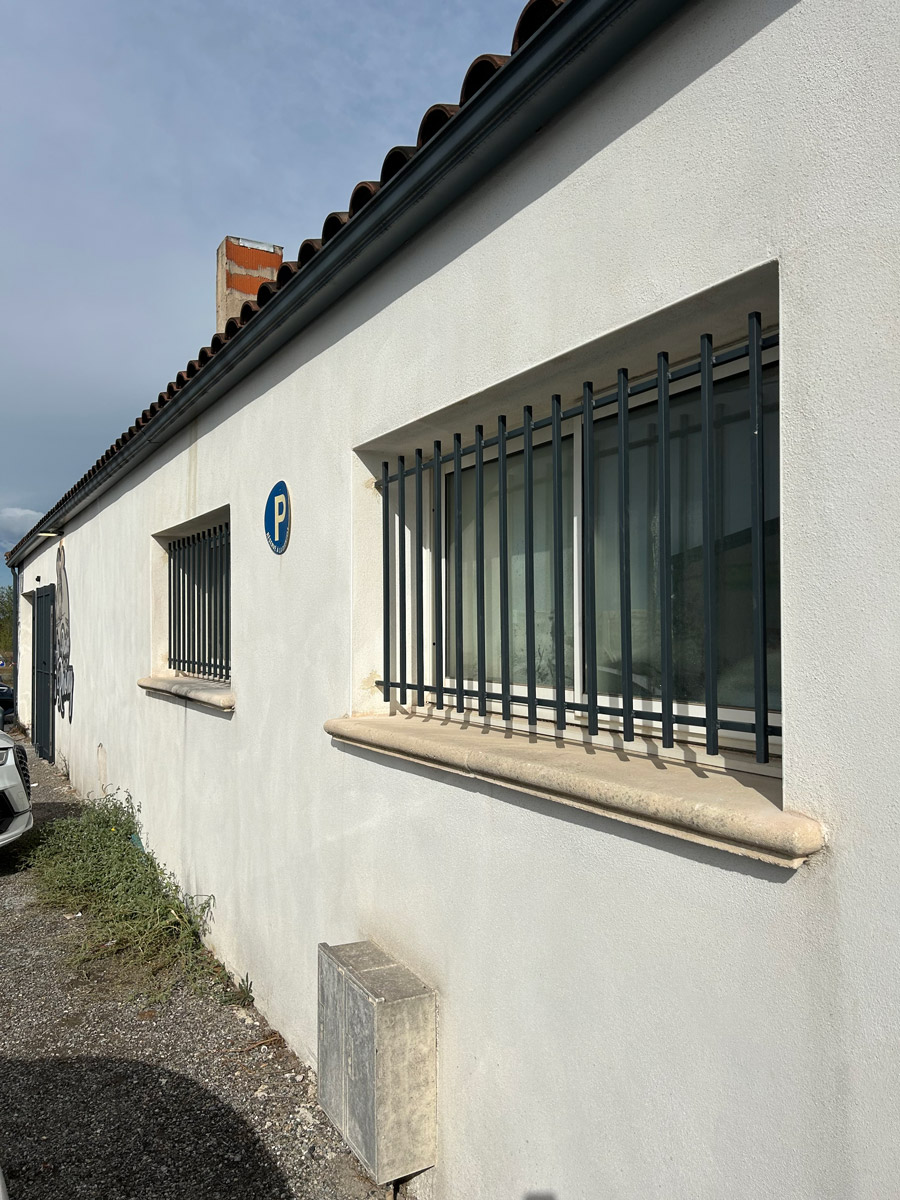 Grille de fenêtre Acier Français aménagement extérieur