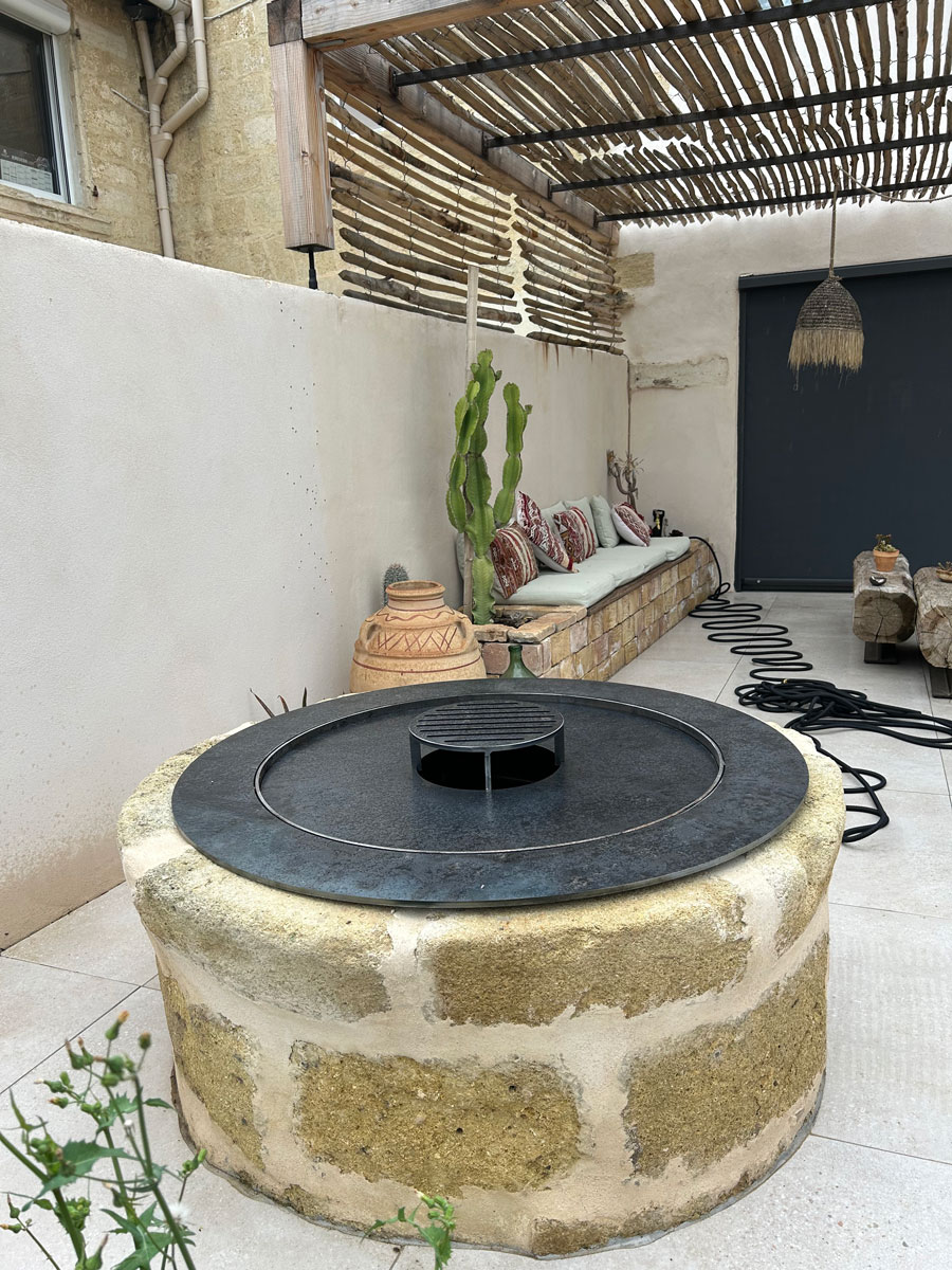 Braséro acier français metallerier serrurier