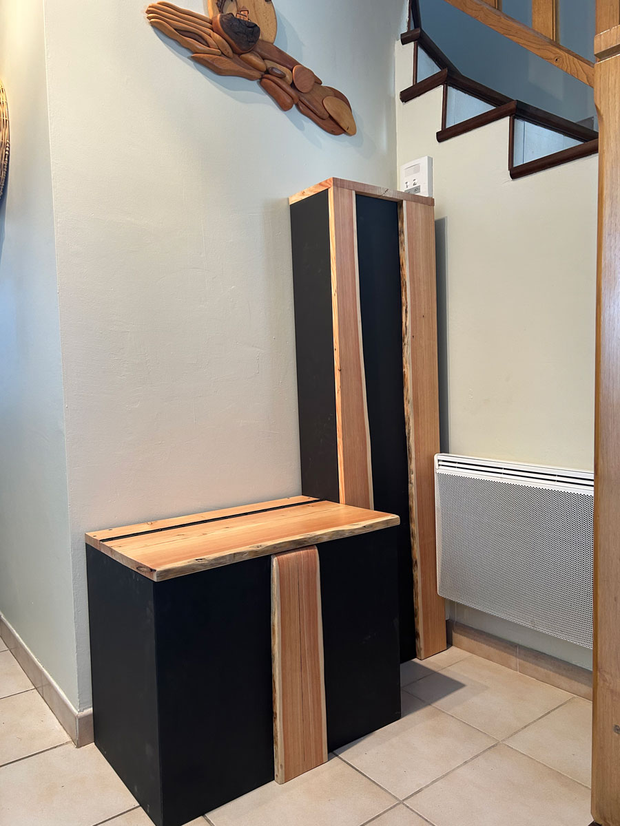 Meuble sur-mesure acier français metallier ferronier