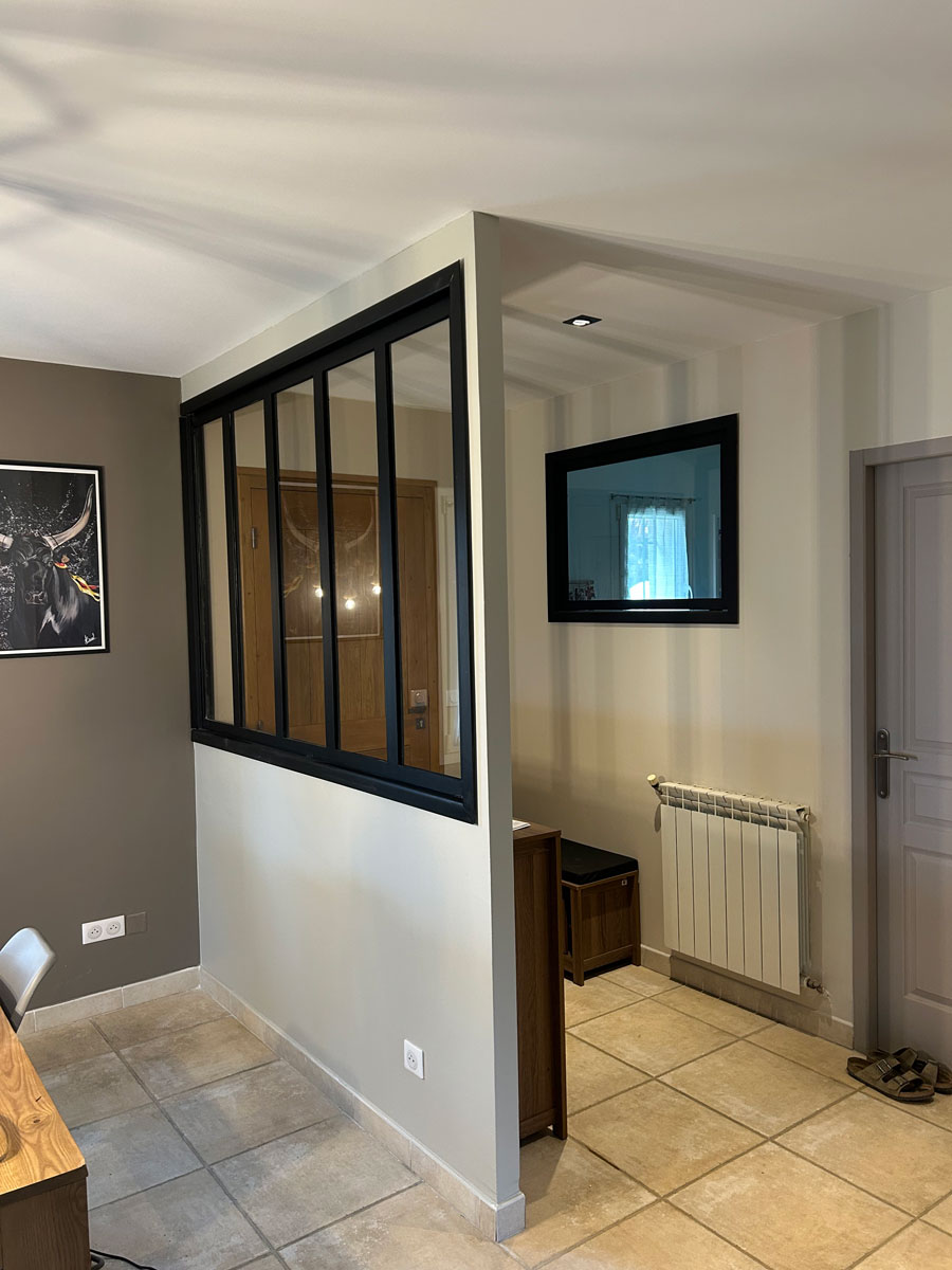 Verrière acier français ferronier metallier